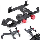 Алюминиевый держатель для телефона на руль велосипеда, вращающийся на 360 градусов, для Мобильный телефон GPS