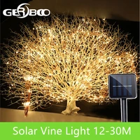 led outdoor solar lamp string lights 100200 leds fairy holiday christmas party garland solar garden waterproof