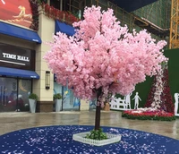 10pcs 150cm simulation cherry trees for weddings pink white color