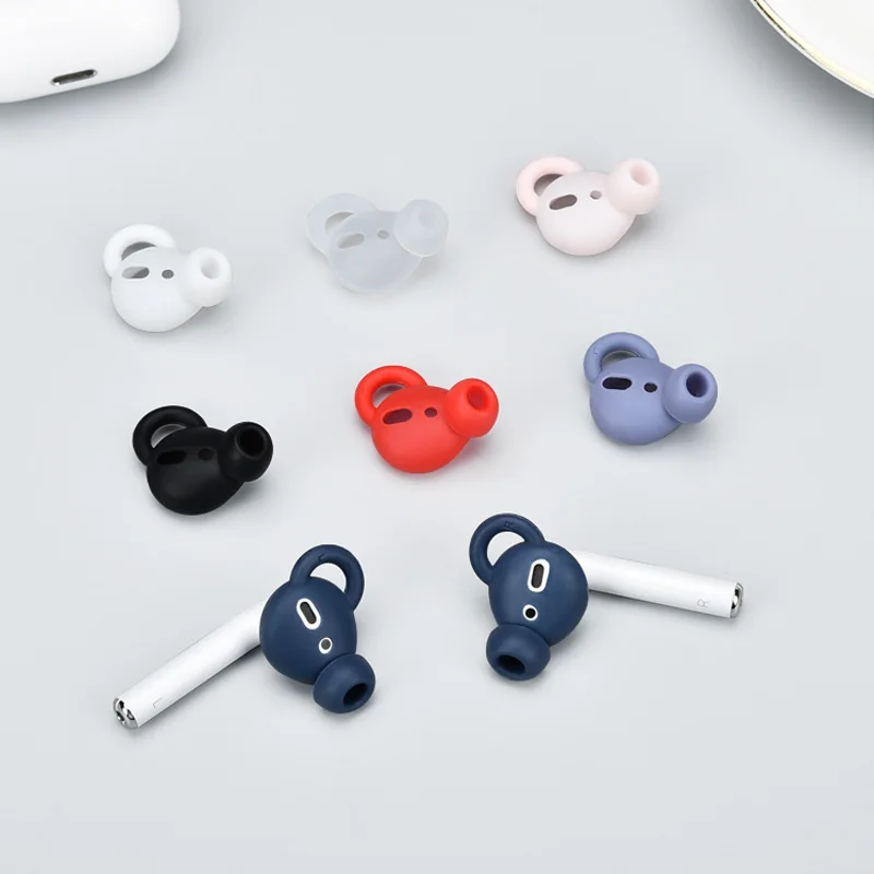 1 пара мягких силиконовых защитных крючков для наушников Apple AirPods