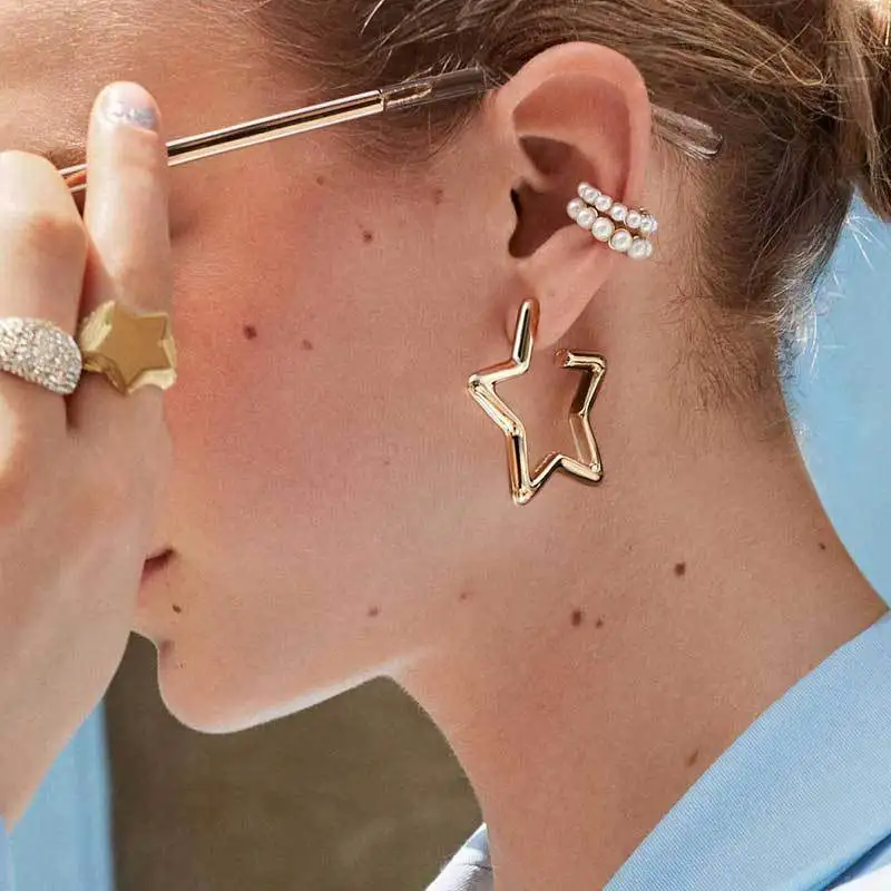 Новинка 2020 большие серьги для женщин и девушек новые в стиле панк с любовью