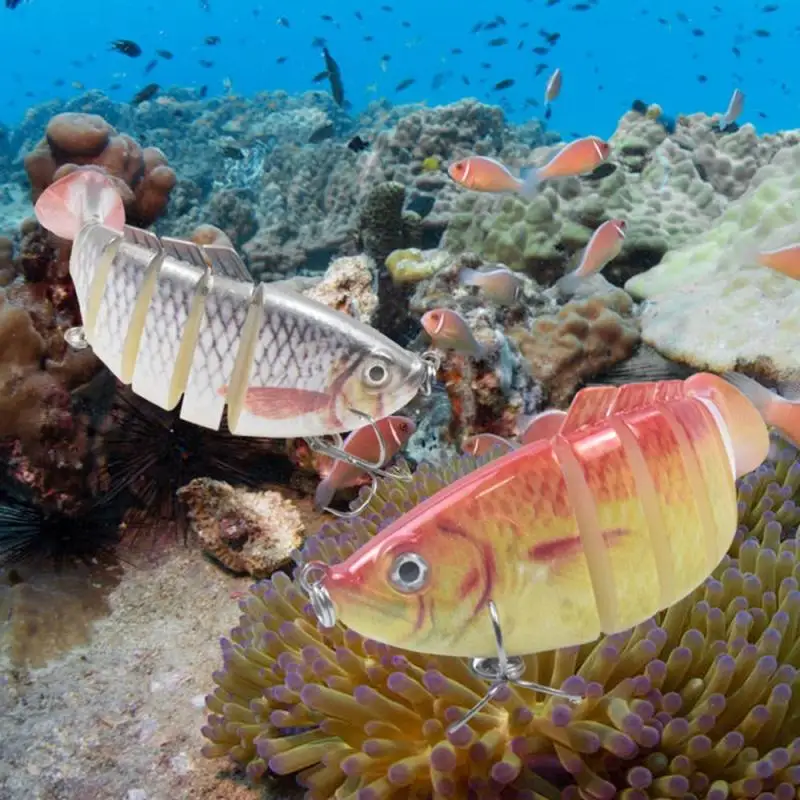 

5pcs / Set Fishing Lure Set Fishing Hard Bait T-tail Bionic Bait Wobblers Artificial Bionic Crank Lures Fishing Accessories