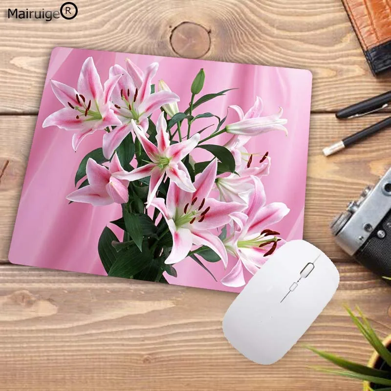 Mairuige летний лотос большой коврик для мыши PC Размер компьютерной площадки 18x22 см игровой большой коврик для мыши продвижение
