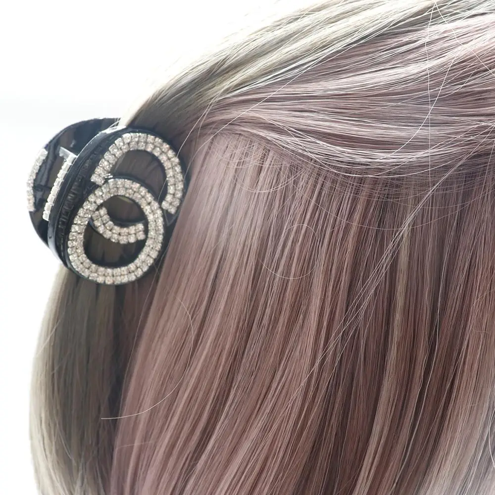 Высококачественные заколки для волос женщин и девочек с буквенным принтом полые