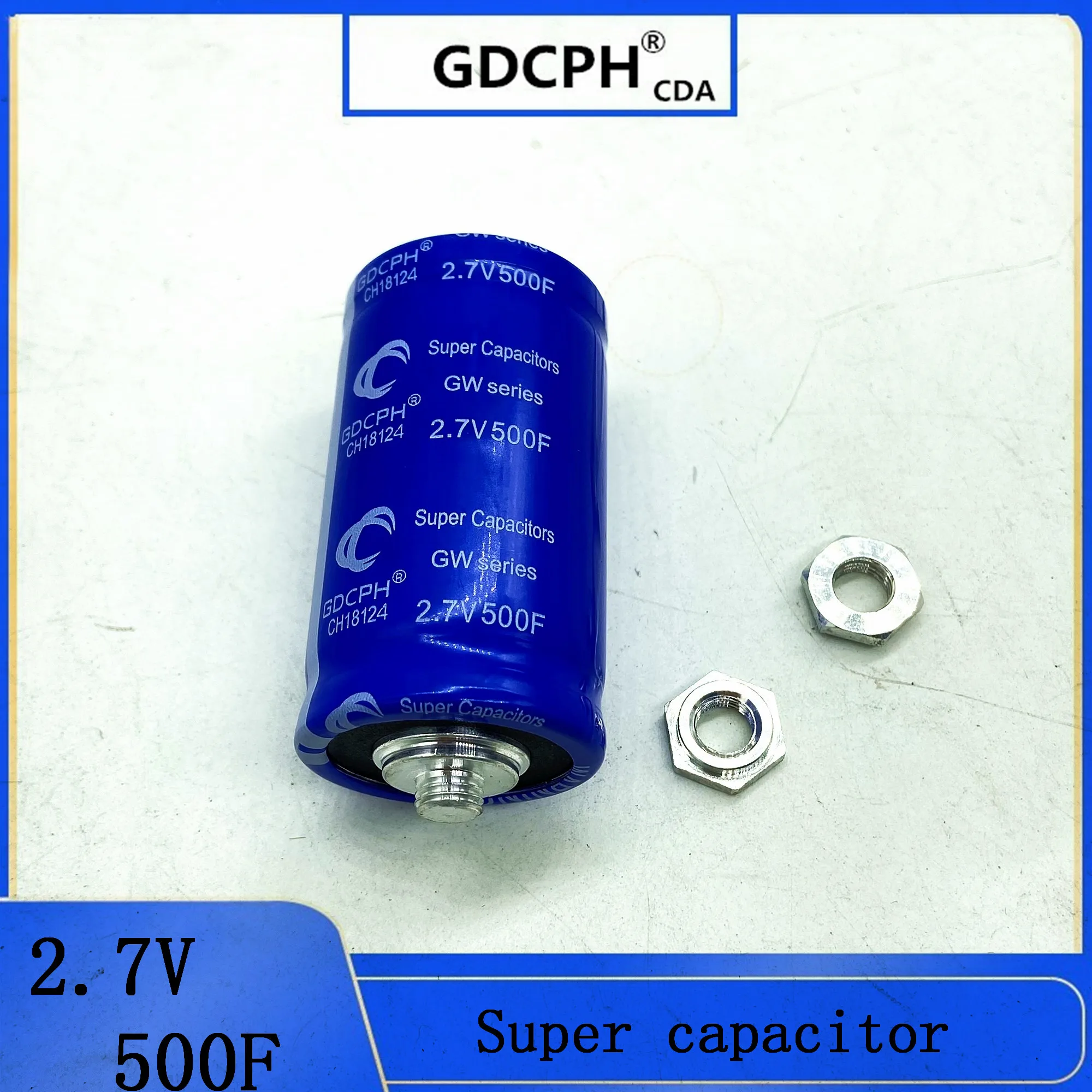 

Суперконденсатор 2.7V500F 2,7 V 500F 16V83F 35*60