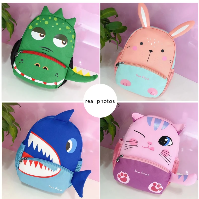 SUN EIGHT For Baby 2-5 Year Old Cute Little Kid Kindergarten Bag Child Backpack  School Nylon Bags Lovely Children Backpack