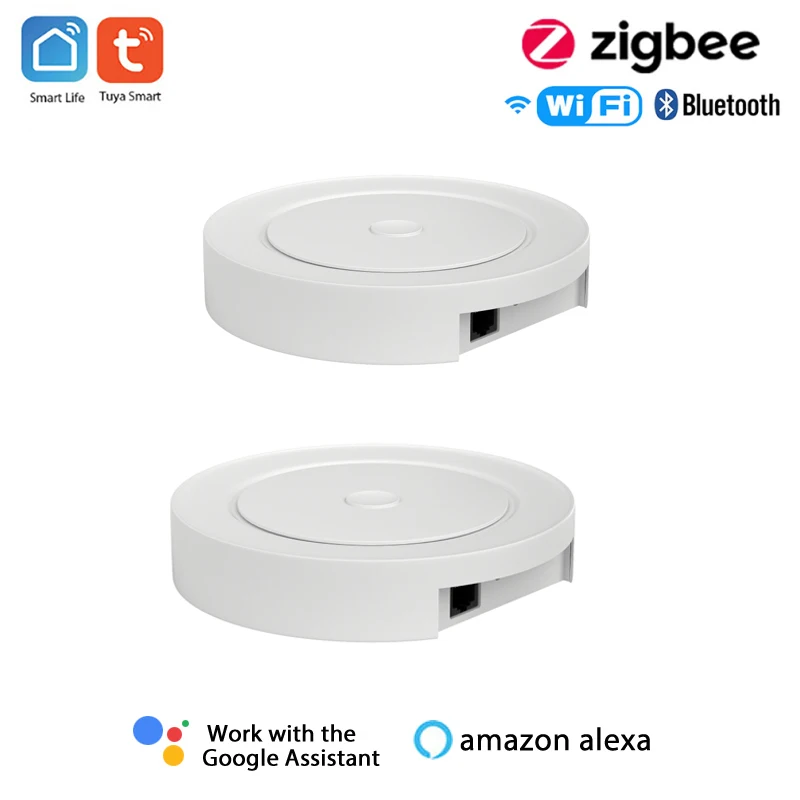 

Умный шлюз Abuess 3 в 1 Tuya, Интеллектуальный многорежимный шлюз, протокол Zigbee/Wi-Fi/Bluetooth, работает с Alexa Google Home