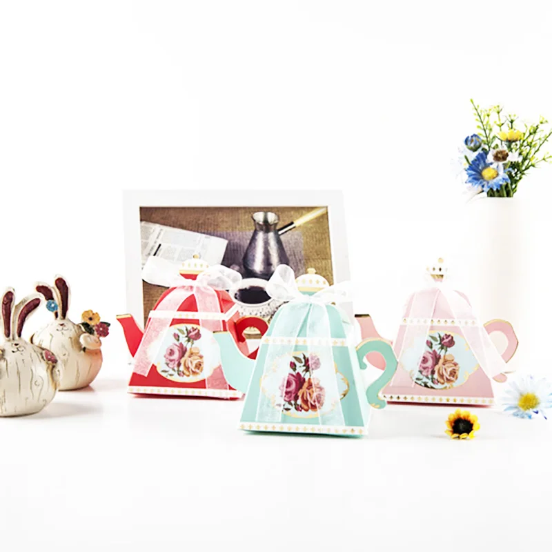 10 шт. новая необычная коробка Горячий Золотой чайник чайная чашка Европейская