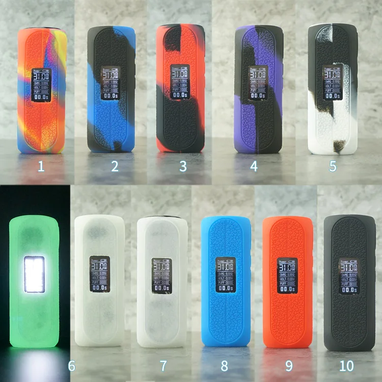 

20pcs Texture case for obs cube-x pod Mod Vape kit silicone skin rubber sleeve shield wrap protective cover fit obs cube-x