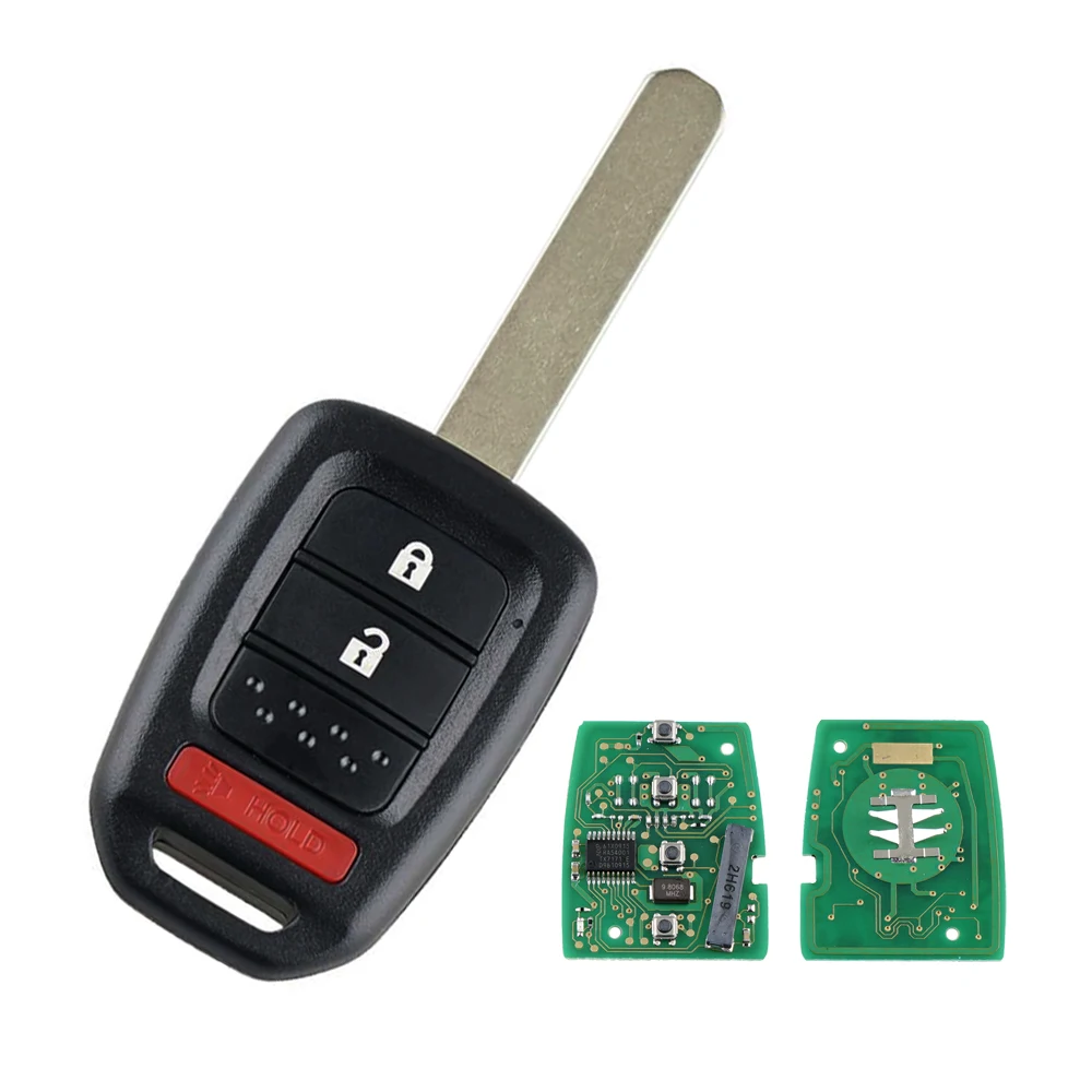 OkeyTech для Honda Accord Sport CRV Civic дистанционный ключ 313 8 МГц FCC: MLBHLIK6 3 кнопки Hon66