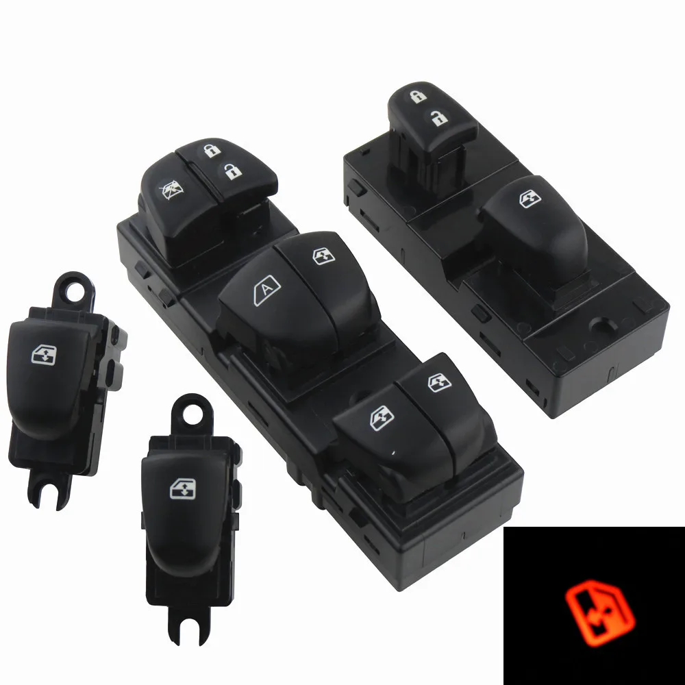Free Shipping! New Starter Electric Power Window Switch With Red Light For Renault Kadjar 2015-2018 No Panel | Автомобили и