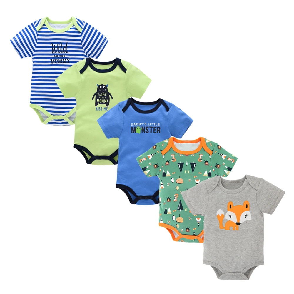 Боди для новорожденных хлопковая одежда маленьких мальчиков и девочек с