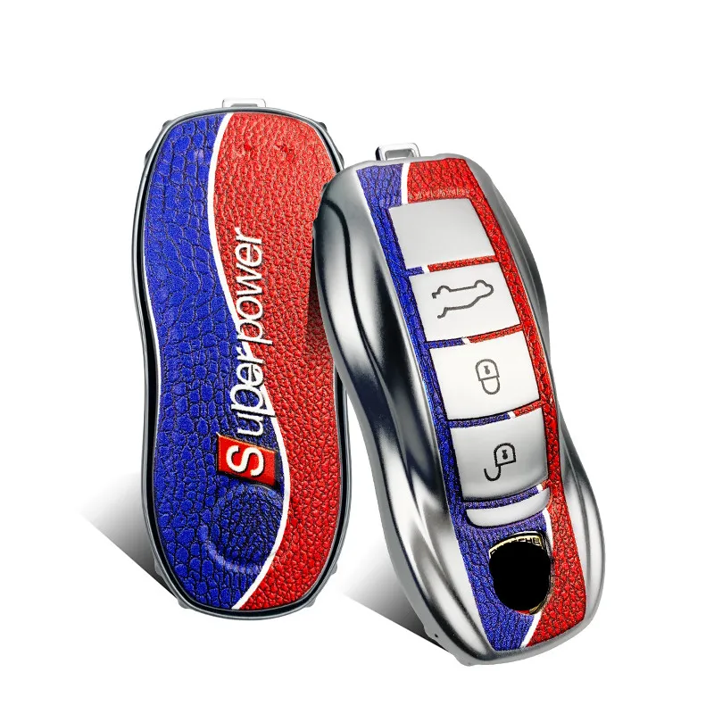 

Soft TPU Car Key Case Cover Styling For Porsche Panamera Macan Cayenne Carrera Boxster Cayman 911 970 981 991 918 Accessoires