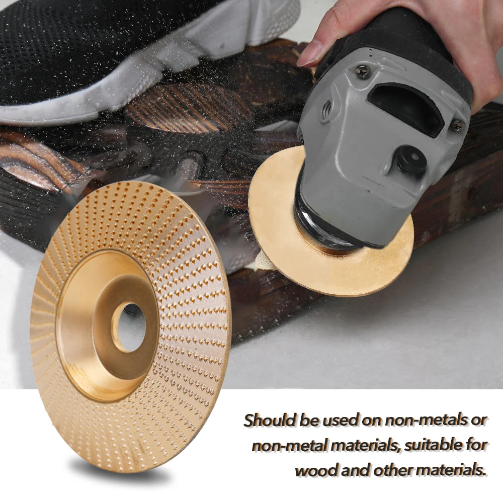 Wood Angle Grinding Wheel Sanding Carving Rotary Tool Abrasive Disc For Angle Grinder Tungsten Carbide Coating Bore