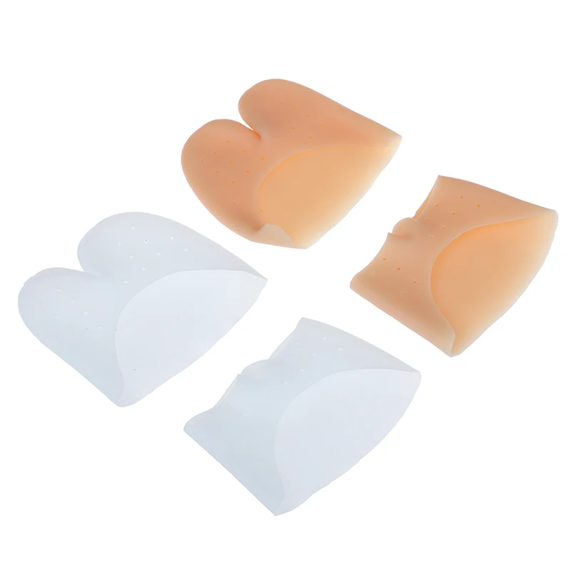 

2pcs Silicone Toe Sleeve Foot Protection Ballet High Heels Hallux Valgus Gel Protective Protector Care Tool Massge Toe Pad