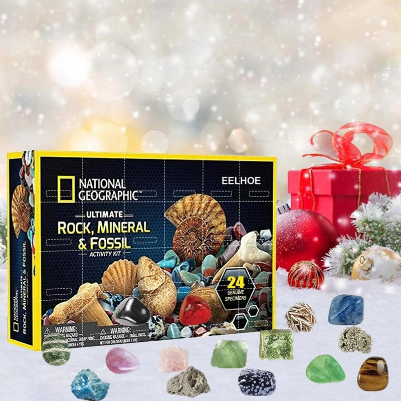 

1Pcs Christmas Ore Box Ore Christmas Advent Calendar Christmas Small Surprise