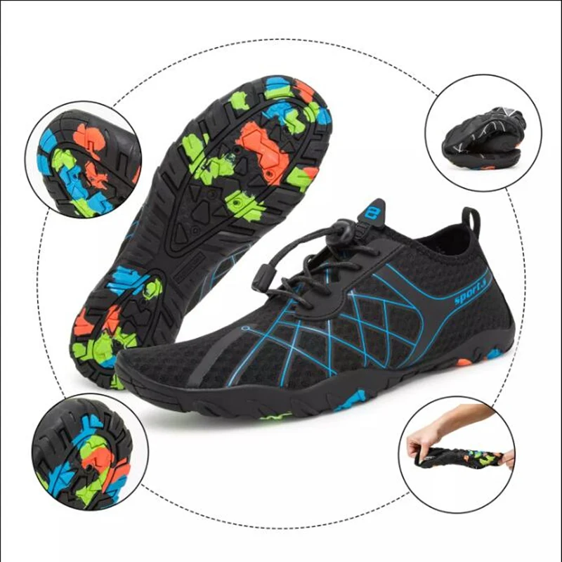Мужские дышащие кроссовки aqua shoes wo Мужская Спортивная обувь унисекс обувь для плавания