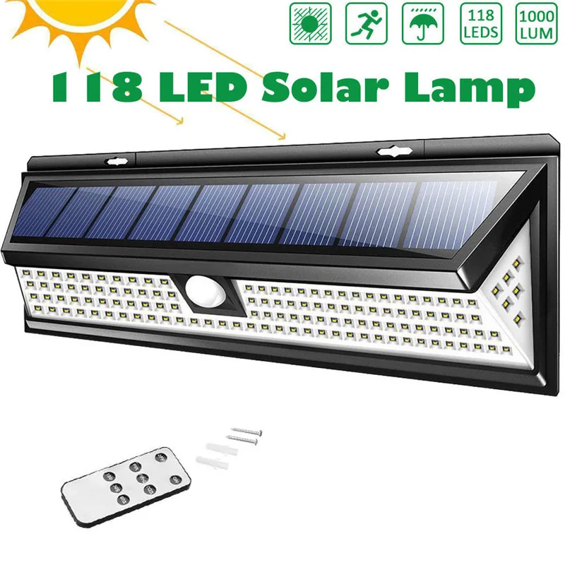 Солнечный свет 34 118 светодиодный датчик движения Наружный IP65 Водонепроницаемый