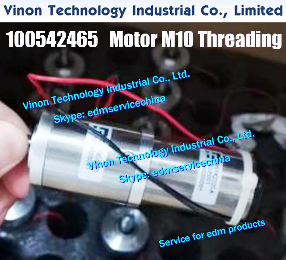 

100542465 Motor M10 Threading for Ch armilles Robofil SPW series. edm DC Motor 100.542.465, 100-542-465, 542.465