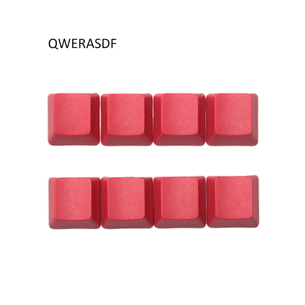 Пустые колпачки для ключей PBT чистого Красного цвета ESC Arrow WASD пробковые
