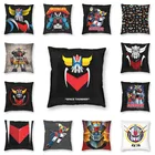 Наволочка для подушки в скандинавском стиле с изображением роботов Mazinger Z