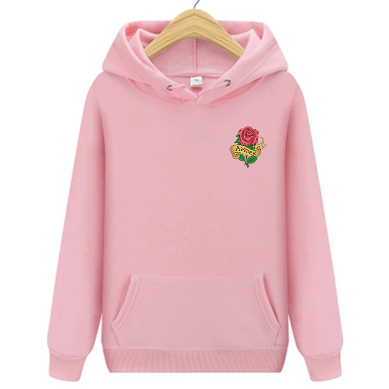 

Hoodie Sweatshirt women's solid Hoodie hip hop Street coat autumn winter long sleeve Hoodie men's Pullover sportswear