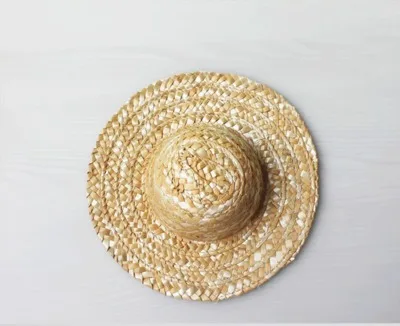 Маленькая соломенная шляпа для детей сделай сам рисование граффити материалы