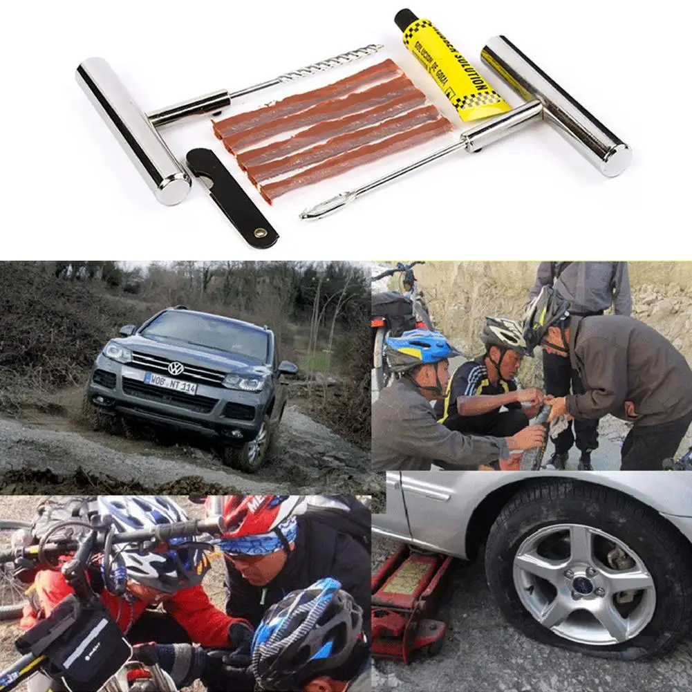 9 шт. набор инструментов для ремонта автомобильных шин 1 комплект в вакуумной