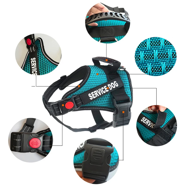 

New Pet Vest Harness Adjustable Dog Traction Chest Harness Breathable Pets Collar Training Harnesses Soft Chest Strap Pet Puppie