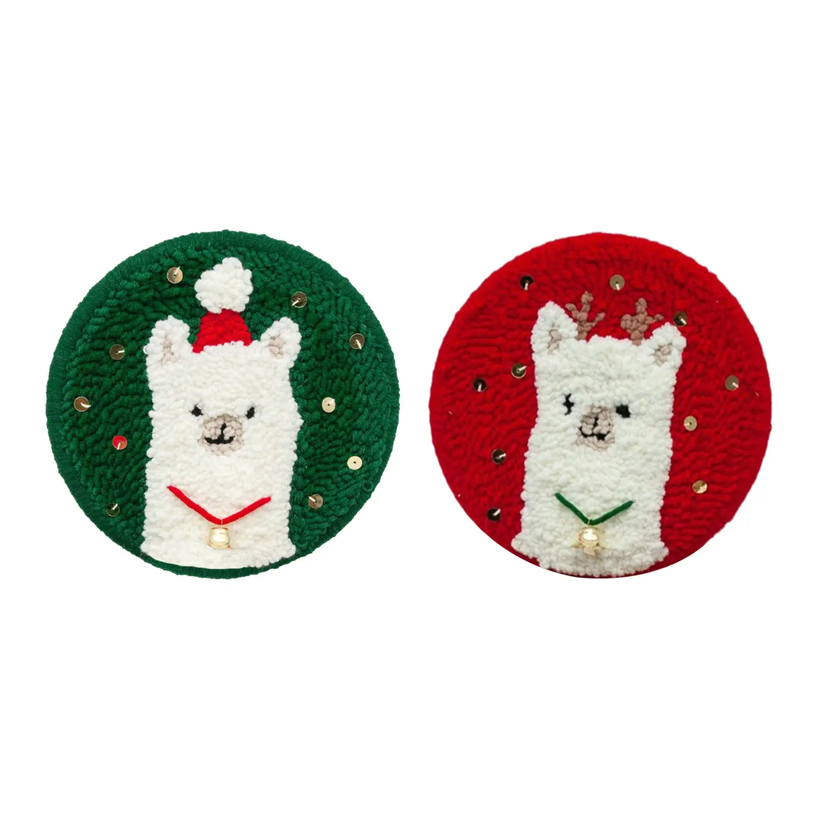 

1St Handmade Punch Needle Embroidery Kit with Hoop for Beginner Cartoon Embroidery Needlework Sewing Kits DIY Craft Gift