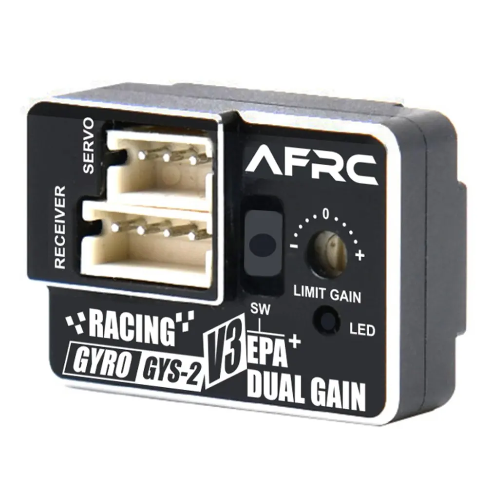 Microgiroscopio de Metal para coche, estabilizador de coche de derrape para MINI Z D Q 1/28 1/18, montaje mejorado, modelo de coche, AFRC GYS-2 V3-4