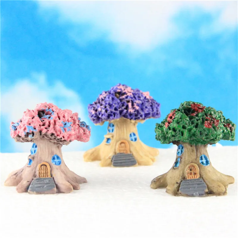 

Mini Fairy Tale Tree House Miniature Micro Landscape Decoration Garden Decoration
