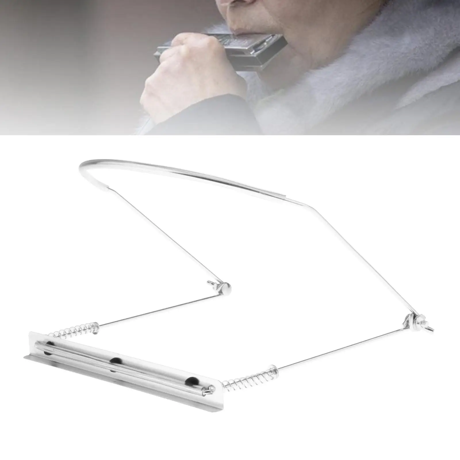 10 отверстий 24 Отверстия портативный простой держатель для гармоники и шеи