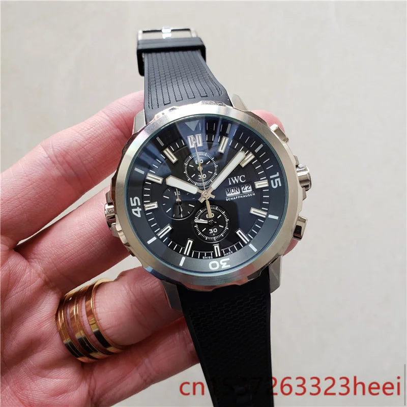 

IWC watch men's skeleton automatic mechanical AAA watch gold skeleton retro men's women watch quartz watch
