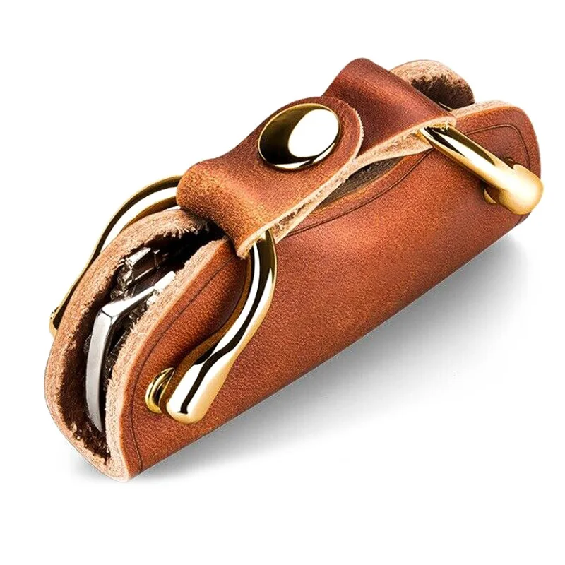Кожаный многофункциональный кошелек для ключей винтажный новый ручная работа