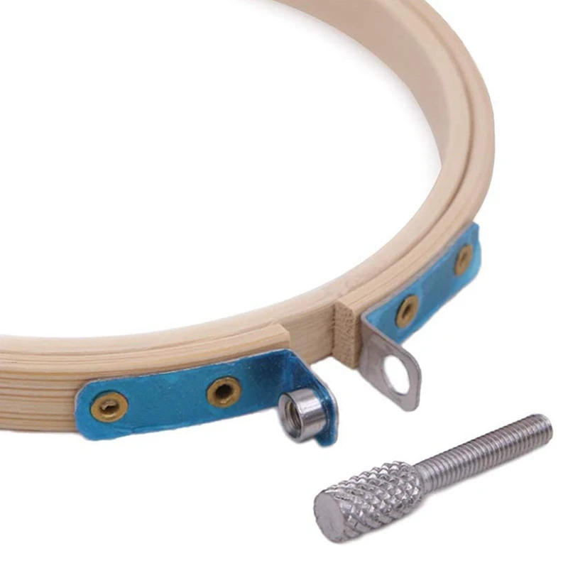 16 шт. 3 дюйма и 4 пяльцы для вышивания регулируемый Бамбука Круг алмазный вышивка