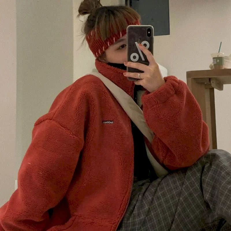 2022 зимняя хлопковая куртка для студентов в Корейском стиле свободная большого