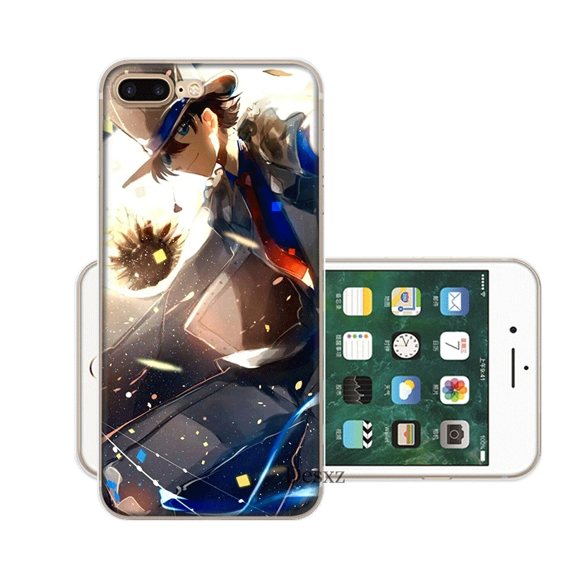 Чехол для мобильного телефона iPhone 11 Pro X XR XS Max 5 5S SE 6 6S 7 8 Plus жесткий чехол Detective Conan KID
