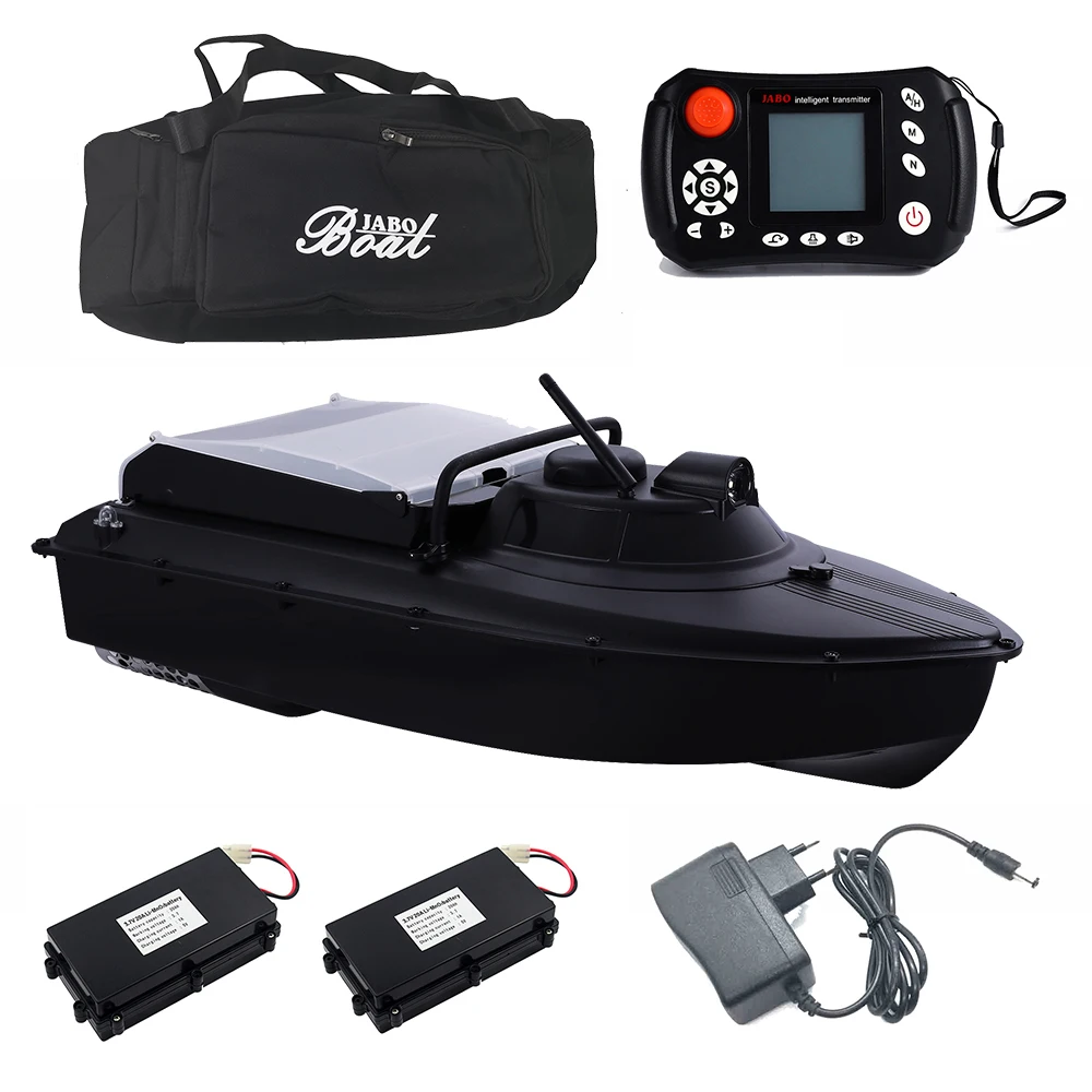 

German Warehouse JABO2BG-7.4V*10A*2+Knapsack GPS Automatic Navigation Fish Finder Bait Boat