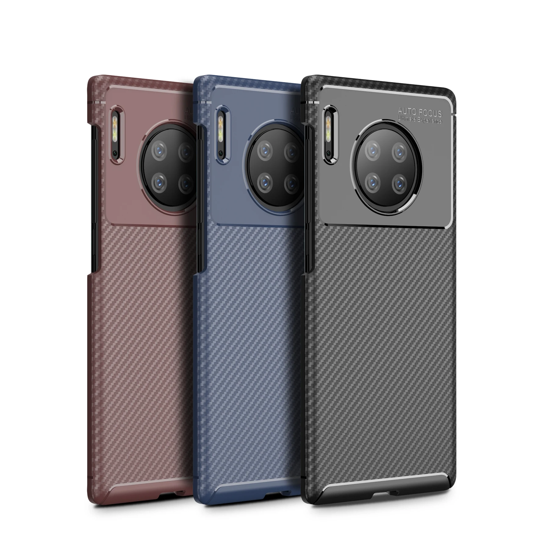 

Simple Carbon Fiber Soft Silicone Cover For Huawei Mate 30 mate 20 Case Phone Cases For Mate 30 Pro Lite Mate30 Shockproof