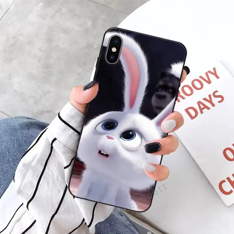 

Pet secret rabbit bunny Phone Case for iPhone 11 12 mini pro XS MAX 8 7 6 6S Plus X 5S SE 2020 XR