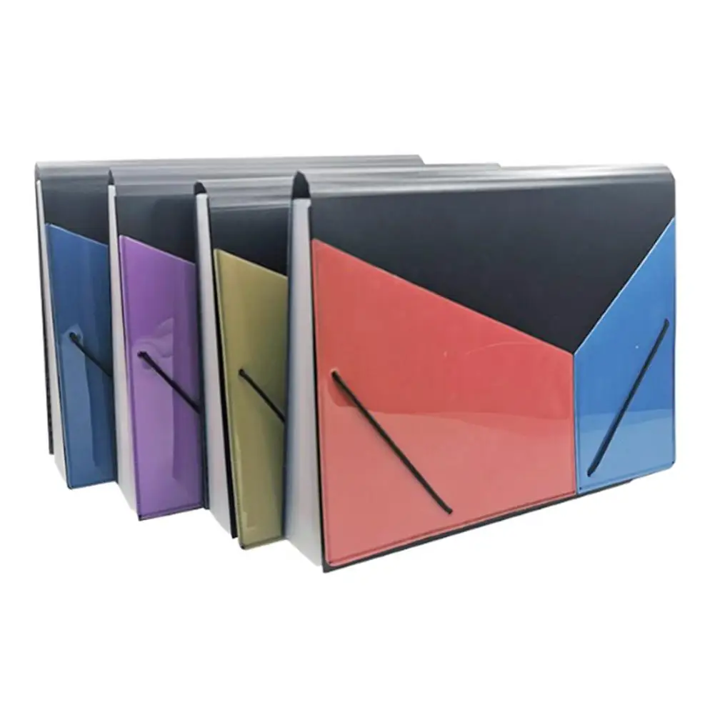 Многоцветная папка для документов 13 карманов органайзер аккордеон размер А4