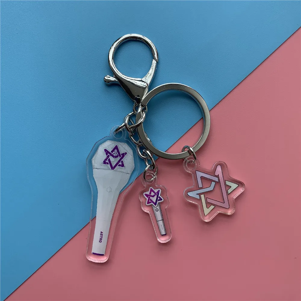 

KPOP Pendant WJSN ASTRO SF9 LOONA WJSN Mini Light Keychain Acrylic Pendant Cosmic Girl Pendant