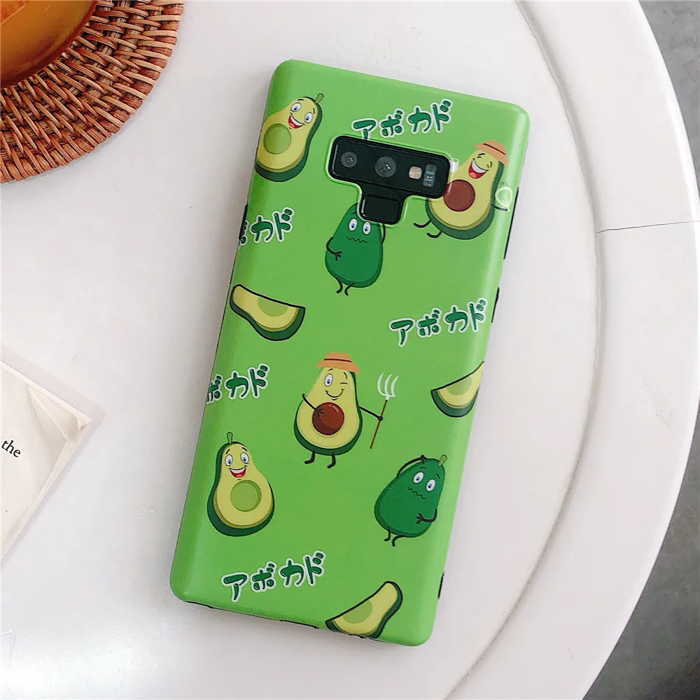 LPWZHMG милый чехол для телефона авокадо samsung Galaxy S10 S9 S8 Plus Note 8 9 мятный зеленый
