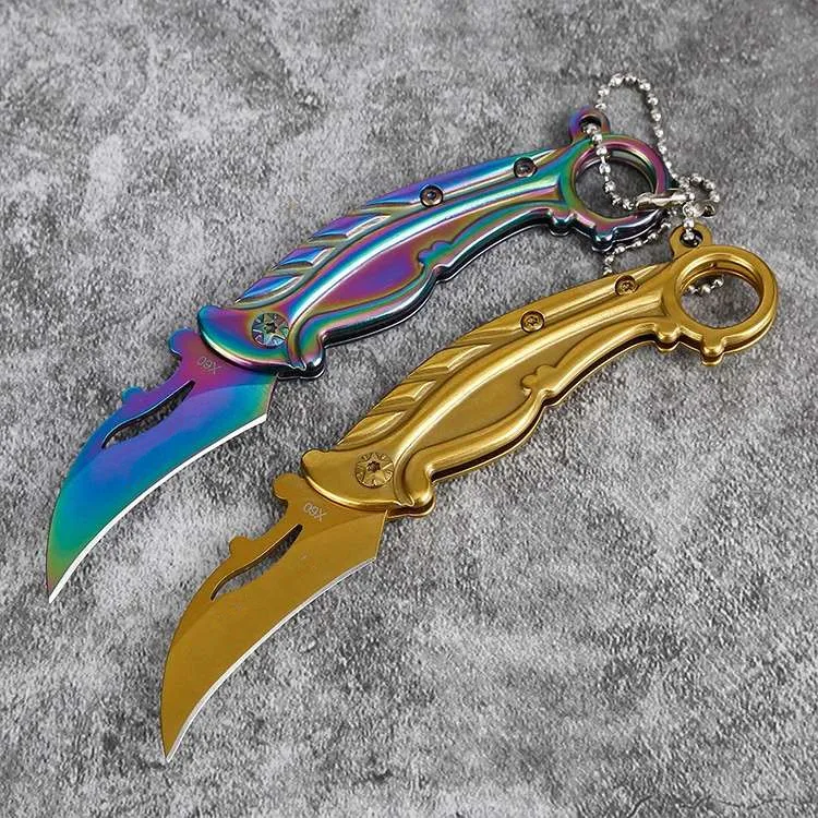 Карманный нож для самообороны многофункциональный складной из нержавеющей