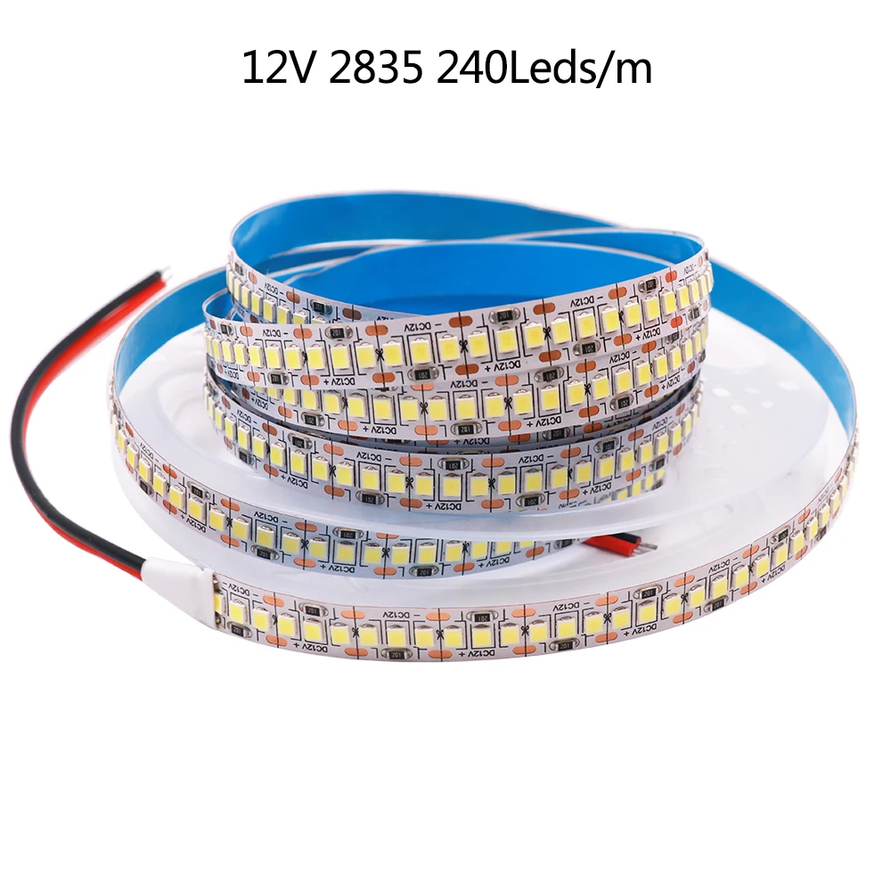 Гибкая светодиодная лента SMD2835 5 м 300 светодиодов 600 1200 водонепроницаемая супер