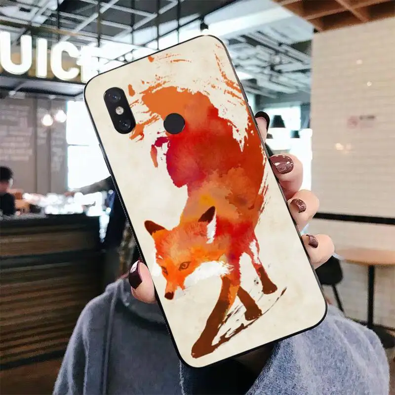 Чехол для телефона MaiYaCa Fox Anima Xiaomi mi 8 9 10 lite pro 9SE 5 6 X max 2 3 mix2s F1 | Мобильные телефоны и
