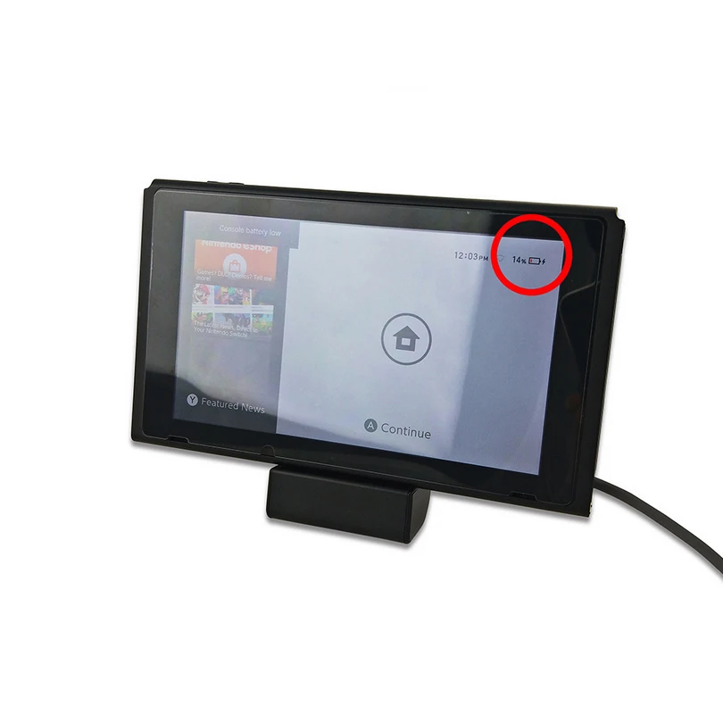 Регулируемая зарядная док-станция USB Type-C держатель кронштейн для консоли Nintendo