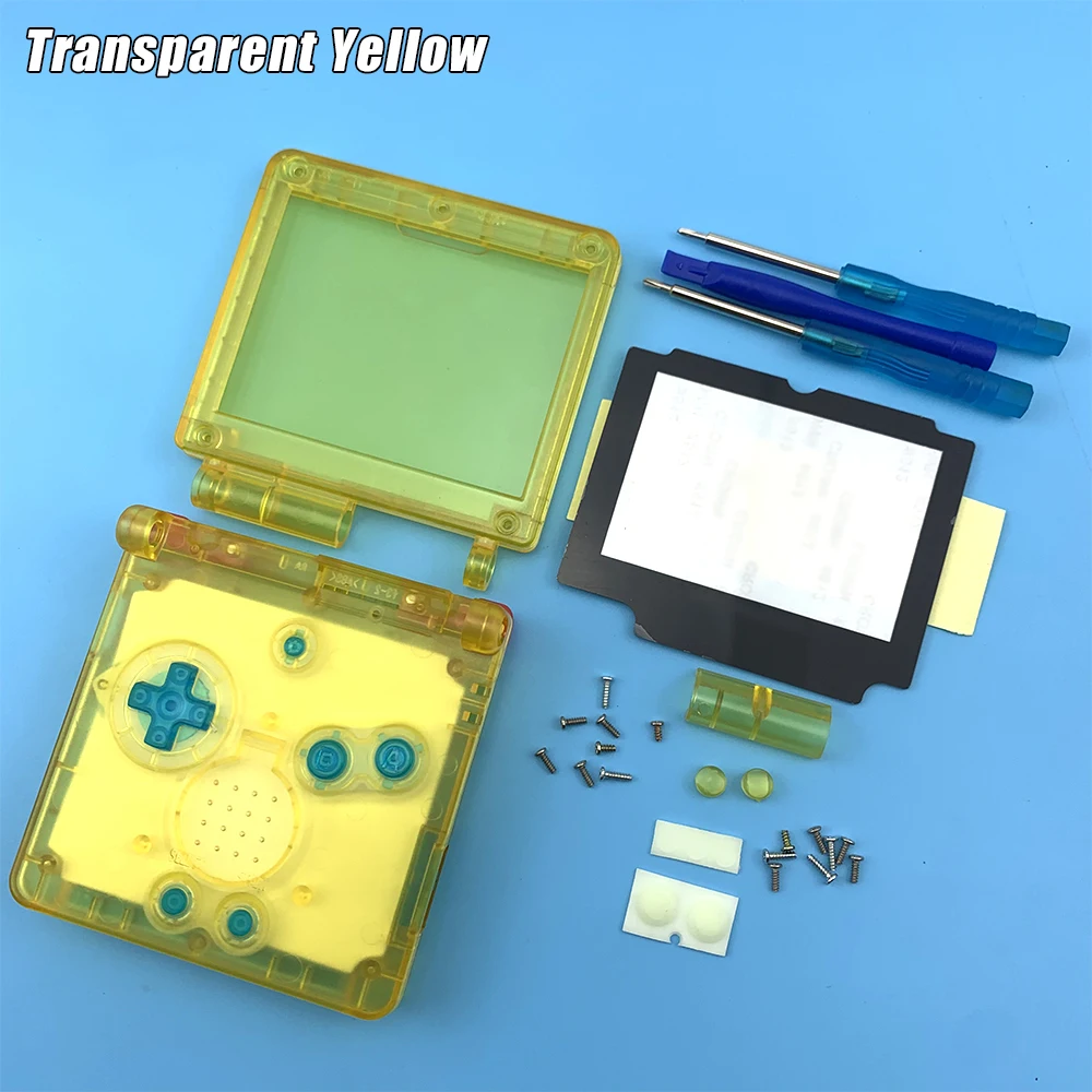 Новинка 2020 прозрачный чехол для GBA SP Nintend Gameboy сменный полный корпус оболочка Advance