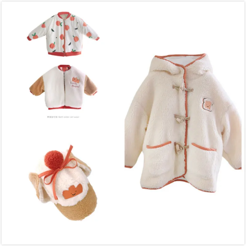 Предварительная продажа 2020 AW RJ принт с героями мультфильмов имитирующей овечий